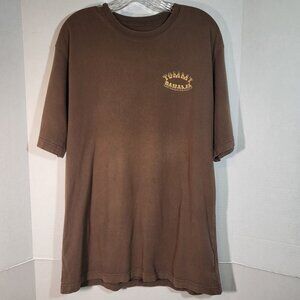 Tommy Bahama Men's Vintage 90's T Shirt Size Large Brown Drunk Birds